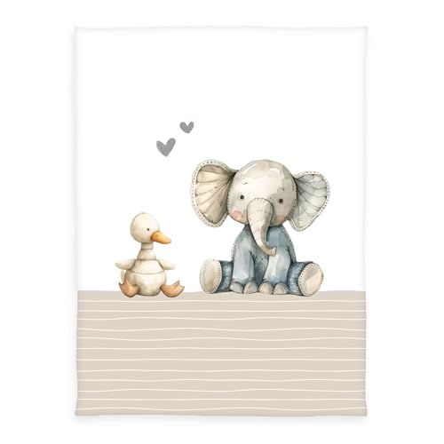 Herding babybest Microfaserflausch-Decke, Cuddle Crew, 75 x 100 cm, 100% Polyester, Mehrfarbig von Herding