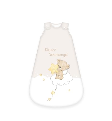 Herding babybest Schlafsack, Kleiner Schutzengel Motiv, 90 cm, Seitlich umlaufender Reißverschluss und Druckknöpfe von Herding