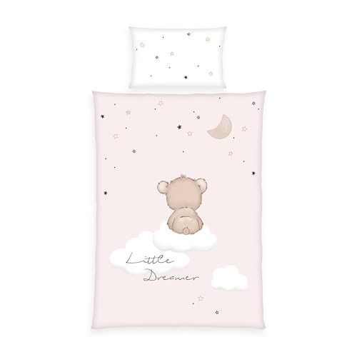 Herding babybest Kleinkinder-Bettwäsche-Set, Little Dreamer, Winter, Kopfkissenbezug 40 x 60 cm, Bettbezug 100 x 135 cm, Mit Knopfleiste und Hoteleinschlag, 100% Baumwolle/Flanell Herding babybest Kleinkinder-Bettwäsche-Set, Little Dreamer, Winter, Kopfkissenbezug 40 x 60 cm, Bettbezug 100 x 135 cm, Mit Knopfleiste und Hoteleinschlag, 100% Baumwolle/Flanell von Herding