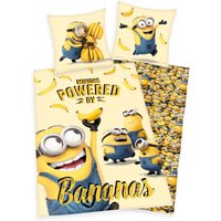 Minions Bettwäsche Größe 80x80 + 135x200 cm von Herding