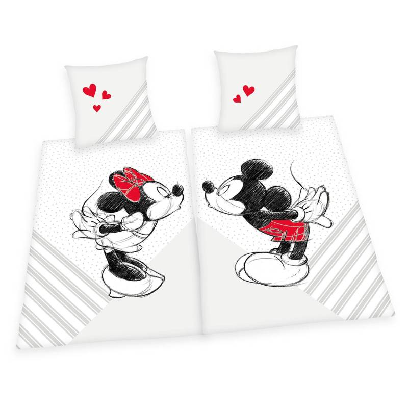 Partnerbettwäsche Mickey & Minnie Mouse von Herding