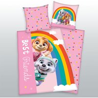 Paw Patrol Bettwäsche Größe 80x80 + 135x200 cm von Herding