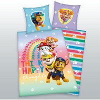Paw Patrol Bettwäsche Größe 80x80 + 135x200 cm von Herding