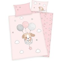 Sweet puppy BIO-Bettwäsche GOTS Größe 40x60 + 100x135 cm von Herding