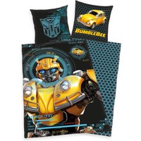 Transformers Bumblebee Bettwäsche Größe 80x80 + 135x200 cm von Herding