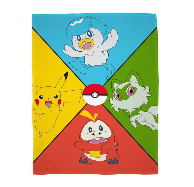 Wohndecke Pokemon Decke 4 Colours 130 x 170 cm, Herding von Herding