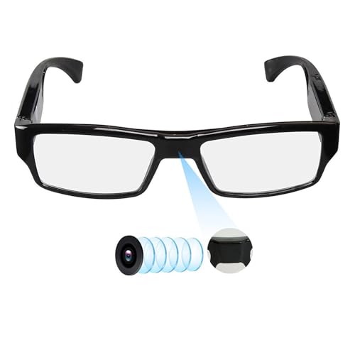Hereta Spy Camera Glasses with Video Support Up to 256GB TF Card 1080P Video Camera Glasses Portable Video Recorder (Included 32GB TF Card) von Hereta