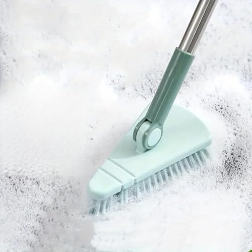 2er Set Dreieckiger Bodenbürste mit Stiel, Hartborsten-Winkelbürste Scrubber Dusche Reinigungsbürste für Badezimmer,Badewanne,Küche,WC Wand,Glas Baseboard,Fliesen 2er Set Dreieckiger Bodenbürste mit Stiel, Hartborsten-Winkelbürste Scrubber Dusche Reinigungsbürste für Badezimmer,Badewanne,Küche,WC Wand,Glas Baseboard,Fliesen von Herfair