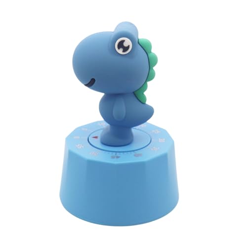 Herfair Küchentimer Mechanischer Timer Kinder Niedlich Dinosaurier 60 Minuten Countdown Timer Digital Kurzzeitmesser Kindertimer Eieruhren Zeitmanagement Werkzeug (Blau) von Herfair