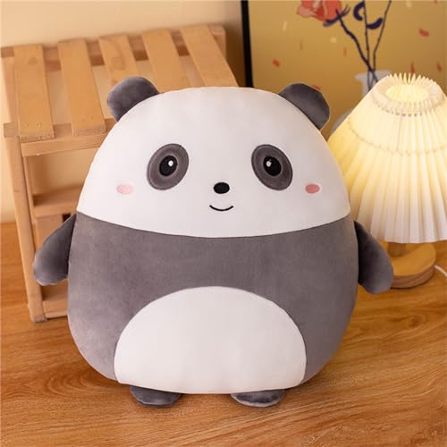 Herfair Kuschelkissen Kinder Tierkissen 40 cm Niedlich Tier Kissen Kuscheltier Kissen Weiche Flauschige Sofakissen Zierkissen für Kinderzimmer Schlafzimmer (Panda) von Herfair