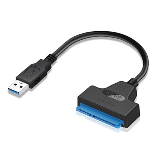 USB 3.0 zu SATA Kabel Adapter, SATA zu USB 3.0 22 Pin 2.5 Zoll Festplatte SSD Adapter Stecker Lead Cable III SSD Datenübertragung Wiederherstellung High-Speed Datenübertragung Sata Kabel USB 3.0 zu SATA Kabel Adapter, SATA zu USB 3.0 22 Pin 2.5 Zoll Festplatte SSD Adapter Stecker Lead Cable III SSD Datenübertragung Wiederherstellung High-Speed Datenübertragung Sata Kabel von Herfair