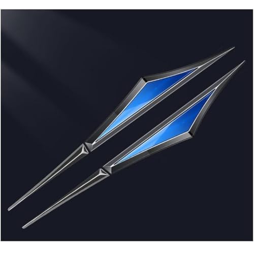 HerfsT Auto Emblem Aufkleber für Citroen C1 C2 C3 C4 C5 Jumpy Berlingo Jumpy, 2 Stück Abzeichen Autoaufkleber Autotür Seitenflügel Selbstklebende Dekoration Tuning Zubehör,F/Black~Blue von HerfsT
