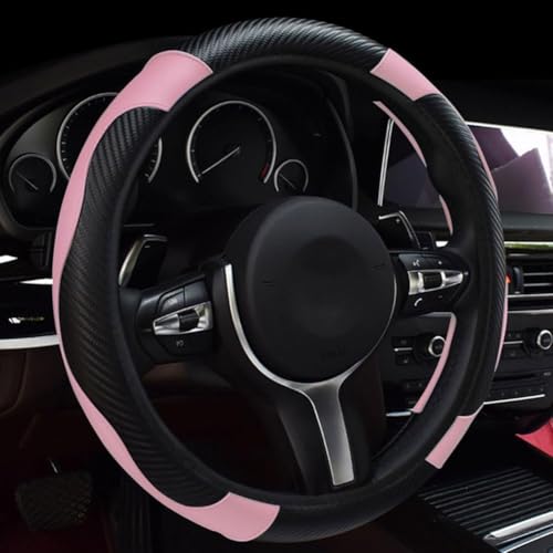 HerfsT Auto Lenkradbezug für Jeep Avenger SUV 2017-2022, Lenkradabdeckung PU-Leder Lenkrad Abdeckung Anti Rutsch Lenkradhülle Atmungsaktiv ZubehöR,G/Pink HerfsT Auto Lenkradbezug für Jeep Avenger SUV 2017-2022, Lenkradabdeckung PU-Leder Lenkrad Abdeckung Anti Rutsch Lenkradhülle Atmungsaktiv ZubehöR,G/Pink von HerfsT