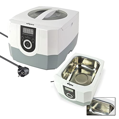Ultraschallreiniger Ultraschall Reiniger Ultraschallreinigungsgerät mit Korb 1400 ml 5-Stufen Timer 42000 Hz 70 Watt weiß/grau Ultraschallreiniger Ultraschall Reiniger Ultraschallreinigungsgerät mit Korb 1400 ml 5-Stufen Timer 42000 Hz 70 Watt weiß/grau von Hergestellt f�r DEMA