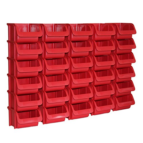 30x Sichtbox PP Größe 1 rot PRO NEU 30er Set Sichtboxen Werkstatt-Lagerboxen 30x Sichtbox PP Größe 1 rot PRO NEU 30er Set Sichtboxen Werkstatt-Lagerboxen von Hergestellt für BAUPROFI
