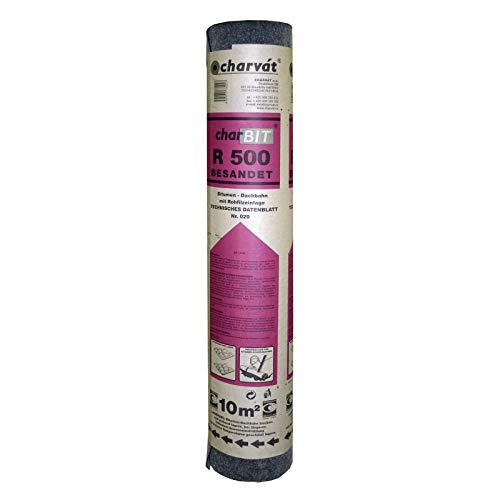 Dachpappe R500 besandet 10 m² Rolle NEU Bitumen-Dachbahn Bitumenbahn R 500 Dachpappe R500 besandet 10 m² Rolle NEU Bitumen-Dachbahn Bitumenbahn R 500 von Hergestellt für BAUPROFI