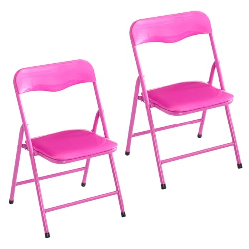 Heritage Kids 2er Pack Gepolsterter Klappstuhl 2er Set Pink von Heritage Kids