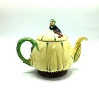 Sehr Seltene Burigh Ware 1940 Art Deco Gnome Teekanne Hergestellt in Staffordshire England/Wunderliche Wichtel-Teekanne Schrullige Kitchenalia von HeritageTreasuresArt