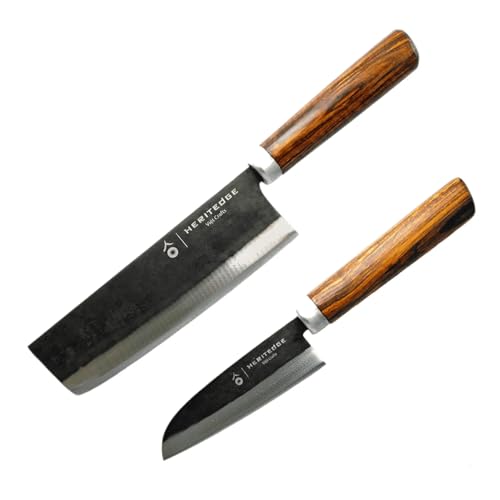 Heritedge Viet Crafts Handgefertigtes Küchenmesser - Set Da Lat Classic Heritedge Viet Crafts Handgefertigtes Küchenmesser - Set Da Lat Classic von Heritedge Viet Crafts