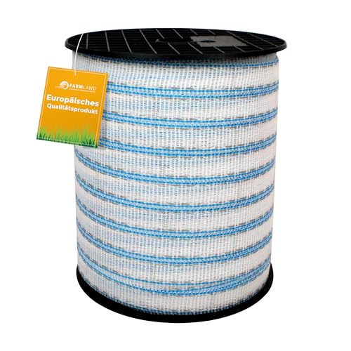 Farmland Herkules Power Weidezaunband - Weidezaun Band für Tiere - Robustes Weideband mit Niro und Aluleitern - Premium Weidezaun Breitband für alle Tierarten Farmland Herkules Power Weidezaunband - Weidezaun Band für Tiere - Robustes Weideband mit Niro und Aluleitern - Premium Weidezaun Breitband für alle Tierarten von Herkules