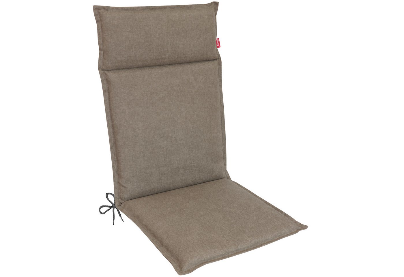 Herlag Hochlehnerauflage Bea, (1 St), Gartenpolster Taupe 1 Stk. 120x50x4,5cm Wasserabweisend Fleckschutz von Herlag