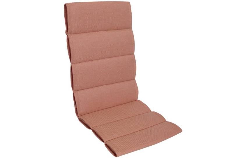 Herlag Hochlehnerauflage Linnea, (1 St), Gartenstuhlpolster 123x50x3cm Besonders leicht 1 Polster Rosa von Herlag