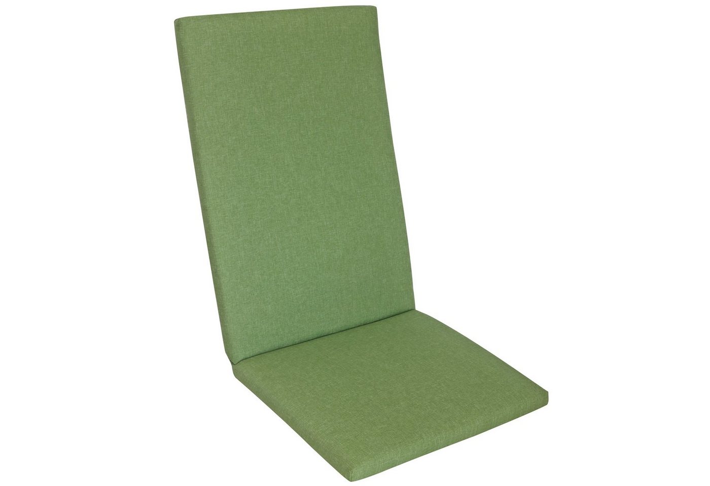 Herlag Hochlehnerauflage Sunny, (1 St), 123x50x4cm Gartenmöbelauflage Wetterfest Bezug Waschbar Oliv 1 Polster von Herlag