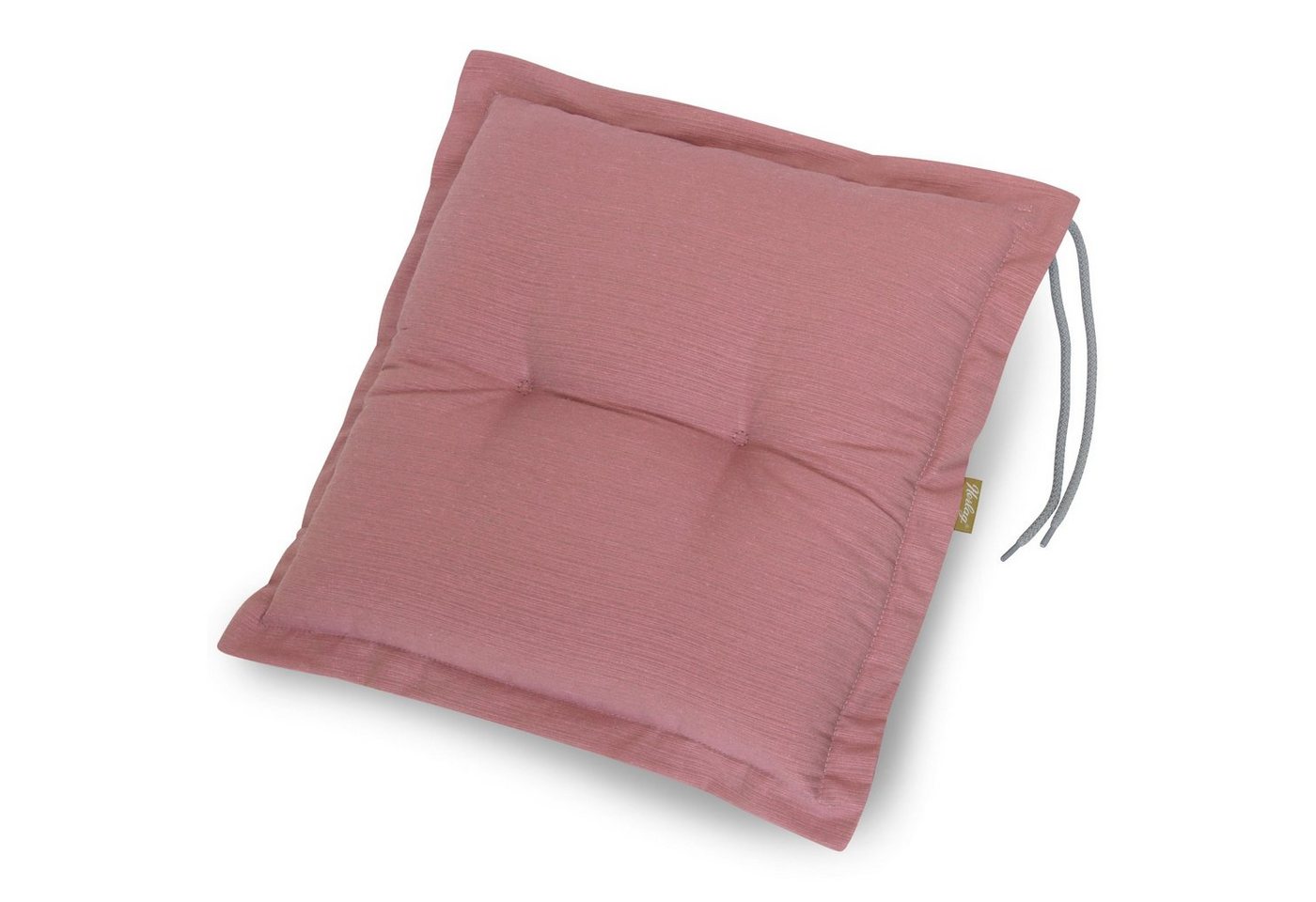 Herlag Hockerauflage Ava, 50x50x9cm, extra dicke Stuhlauflage Rosé Herlag Hockerauflage Ava, 50x50x9cm, extra dicke Stuhlauflage Rosé von Herlag