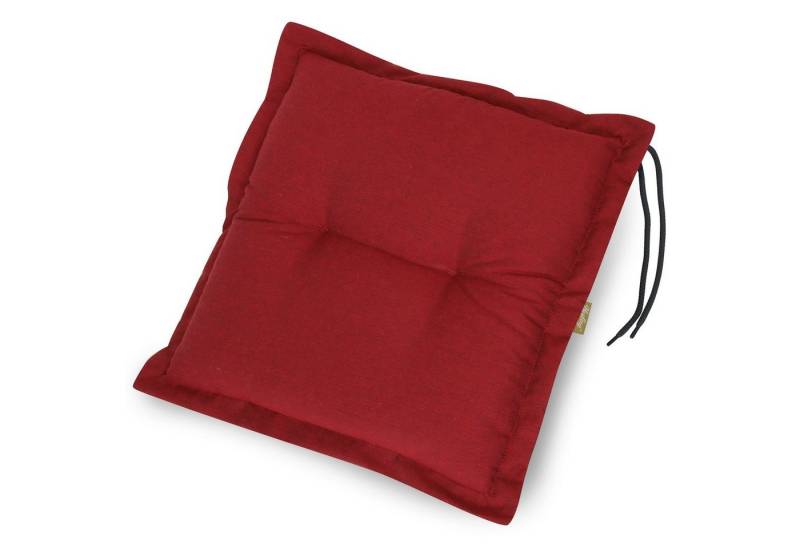 Herlag Hockerauflage Ava, 50x50x9cm, extra dicke Stuhlauflage Rot Herlag Hockerauflage Ava, 50x50x9cm, extra dicke Stuhlauflage Rot von Herlag