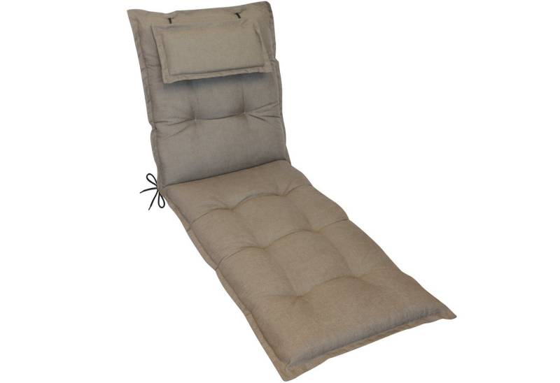 Herlag Liegenauflage AVA, (1 St), Liegepolster Gartenliege 190x60x9cm, Kopfpolster von Herlag