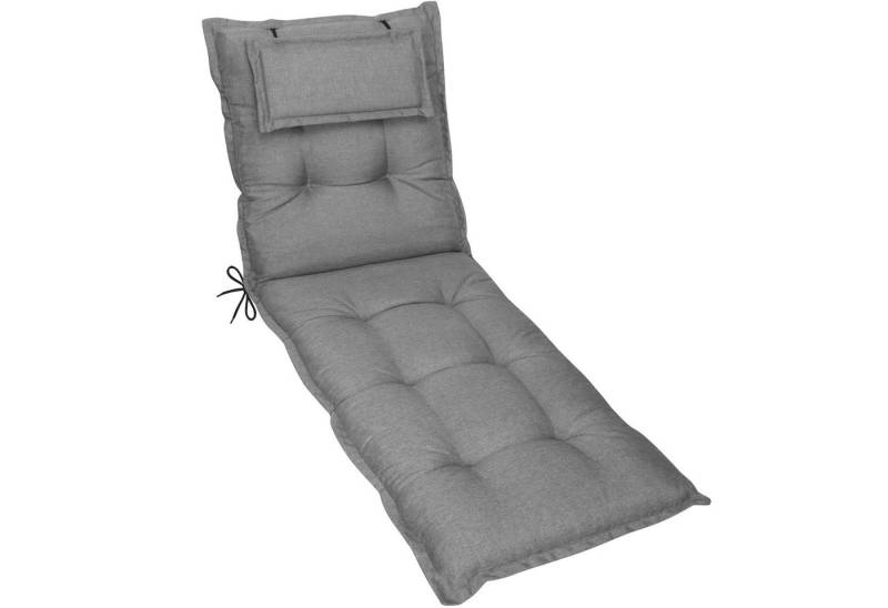 Herlag Liegenauflage AVA, (1 St), Liegepolster Gartenliege 190x60x9cm, Kopfpolster von Herlag