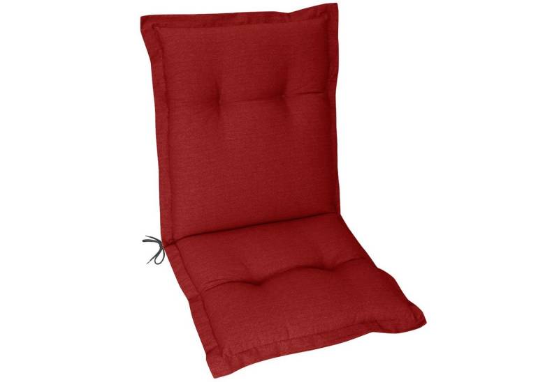 Herlag Polsterauflage AVA, (1 St), Gartenstuhlauflage Niedriglehner 103x50x9cm Rot 1 Stück von Herlag