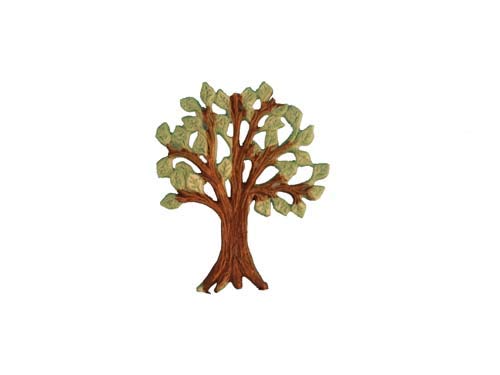 Wachsornament Lebensbaum 6,5 cm x 5 cm von Herlikofer