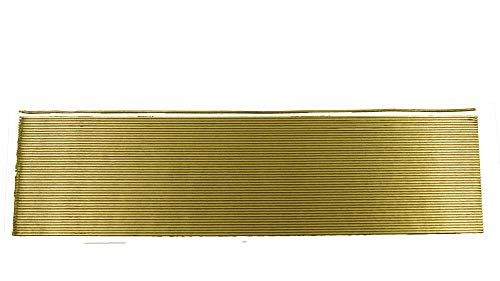 Wachsstreifen gold flach, 23 cm Größe 7 mm von Herlikofer