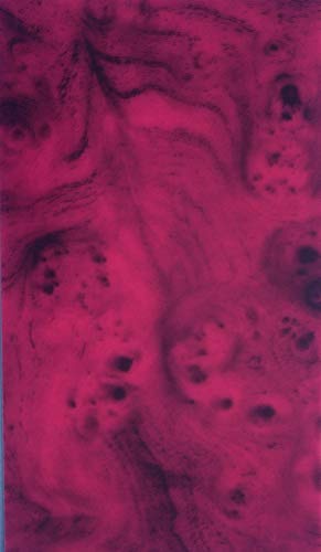 Wachsverzierfolien Holzmaser Anzahl 1 Stück, Größe 225 x 90 mm, Farbe pink/meliert von Herlikofer