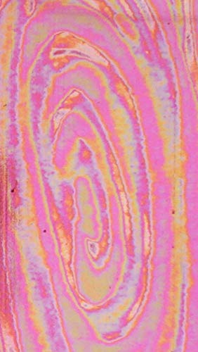 Wachsverzierfolien changierend Anzahl 1 Stück, Größe 155 x 90 mm, Farbe apricot/rosa von Herlikofer