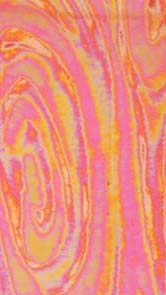 Wachsverzierfolien changierend Anzahl 1 Stück, Größe 225 x 90 mm, Farbe orange/gold von Herlikofer