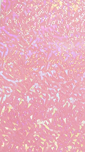 Wachsverzierfolien kristall Anzahl 1 Stück, Größe 155 x 90 mm, Farbe Rosa von Herlikofer