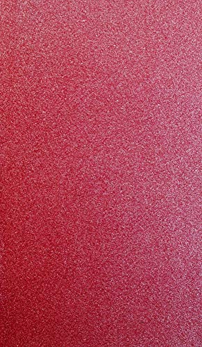 Wachsverzierfolien metallic Anzahl 1 Stück, Größe 155 x 90 mm, Farbe metallic rot von Herlikofer