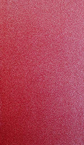 Wachsverzierfolien metallic Anzahl 1 Stück, Größe 225 x 90 mm, Farbe metallic rot von Herlikofer