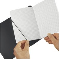 herlitz Notizbuch DIN A5 kariert, 80 Seiten von Herlitz