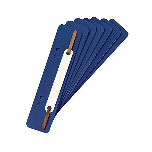 Herlitz 10839157 Heftstreifen PP, 3,4 x 15 cm, 25 Stück, blau von Herlitz