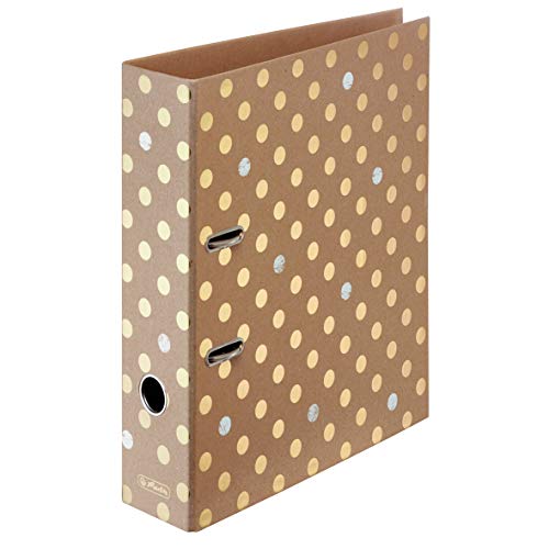 Herlitz 50021796 Ordner max file A4 Pure Glam, Rückenbreite 8 cm, Ordner, 1 Stück (1er Pack) von Herlitz