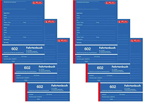Herlitz 840637 Fahrtenbuch 602, A5 hoch, 32 Blatt (6) von Herlitz