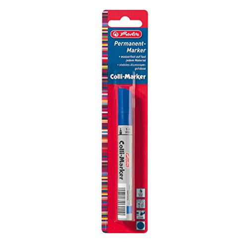 Herlitz 8665507 Colli Marker 1-4 mm, blau von Herlitz