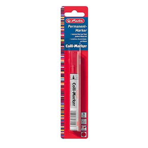 Herlitz 8665606 Colli Marker 1-4 mm, rot von Herlitz