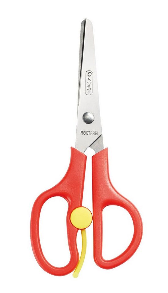 Herlitz Haushaltsschere Herlitz Bastelschere / 13cm / rund / Farbe: rot von Herlitz