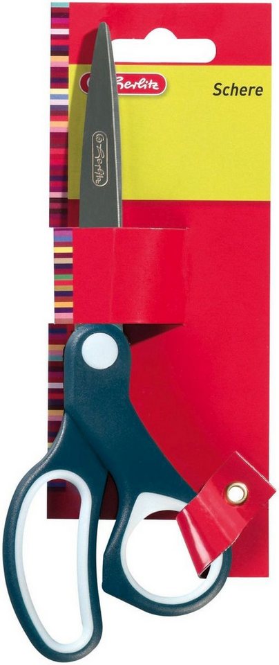 Herlitz Papierscheren Schere 20,5cm farbig sortiert von Herlitz
