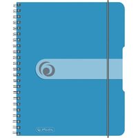 Herlitz - Spiralblock to go A5 80 Blatt Motiv tr.blau Sonderlineatur kariert Spiralblock Herlitz - Spiralblock to go A5 80 Blatt Motiv tr.blau Sonderlineatur kariert Spiralblock von Herlitz