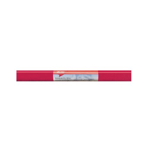 herlitz 253047 Krepp-Papier, (B) 500 x (L) 2.500 mm, rot von Herlitz